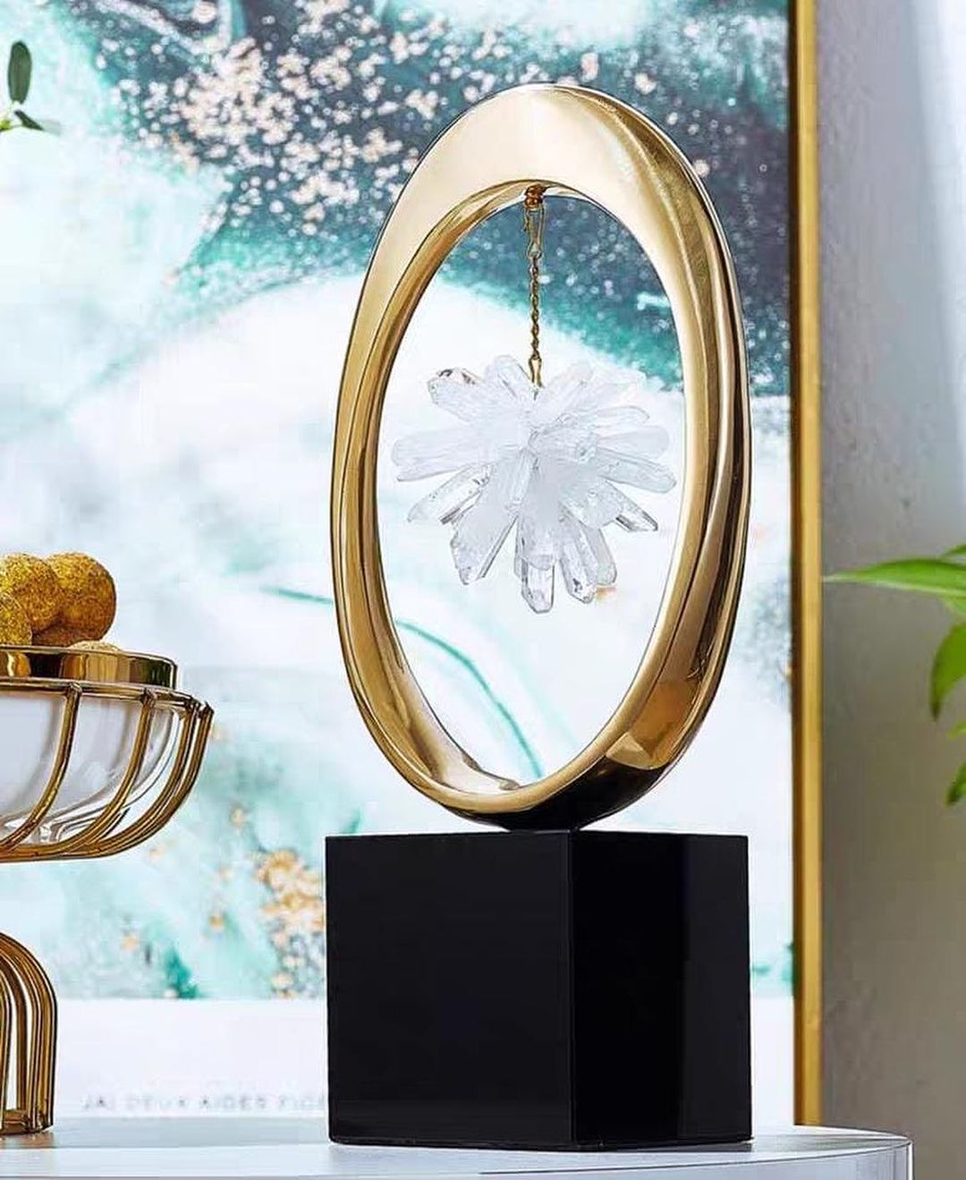 Статуэтка Цветок Circle Crystal Flower