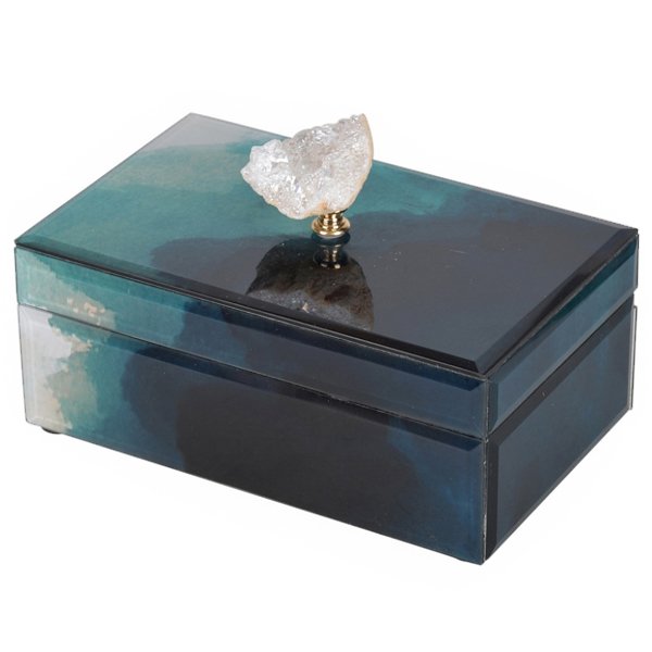 Шкатулка Azure горный хрусталь L