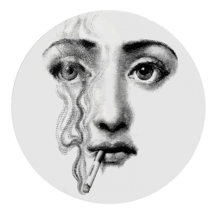 Декоративная тарелка Fornasetti 081 designed by Piero Fornasetti