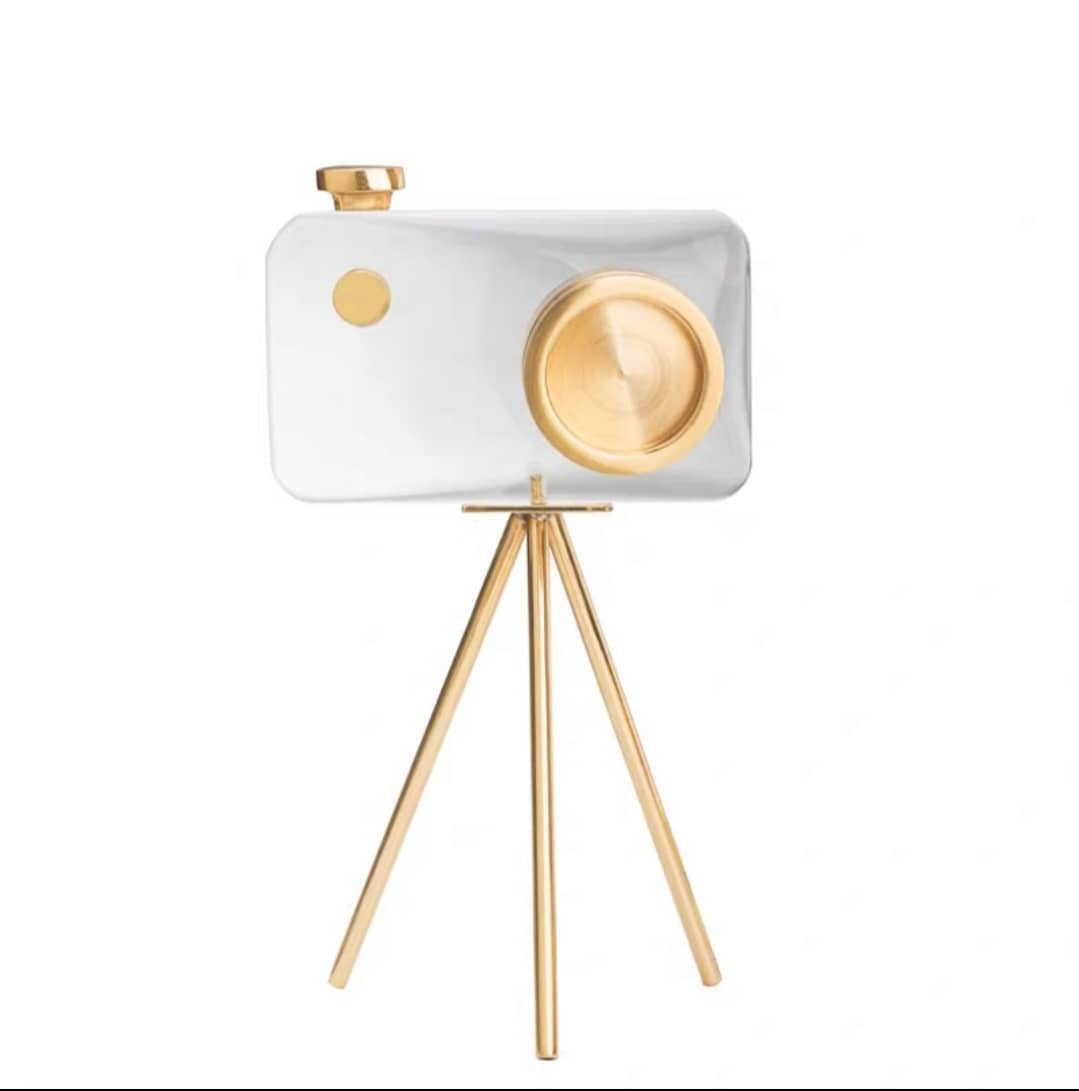 Статуэтка Фотоаппарат на треноге из латуни