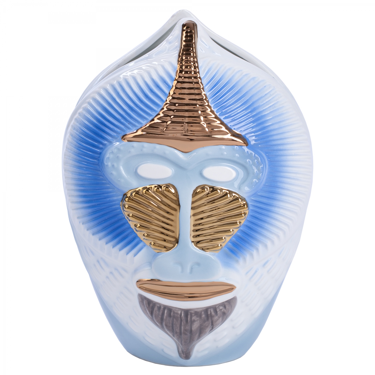 Ваза Primates Mandrillus blue Bosa