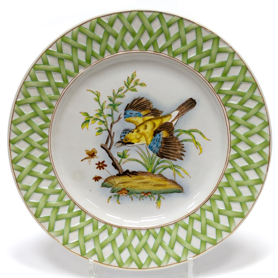 Тарелка настенная Green Weave