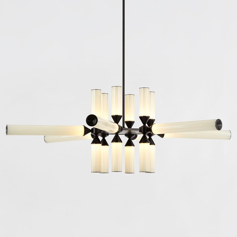 Люстра Castle 18-01 Black and White glass designed by Jason Miller