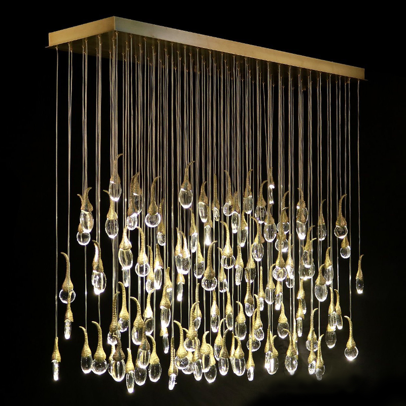 Люстра OCHRESeed Cloud installation rectangular designed by Joanna Bibby & Harriet Maxwell Macdonald