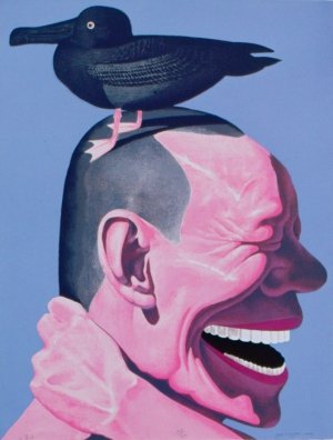 Картина Yue Minjun №12