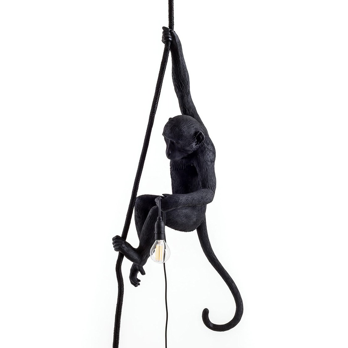 Подвесной светильник SELETTI MONKEY LAMP CEILING VERSION Black designed by Marcantonio Raimondi Malerba
