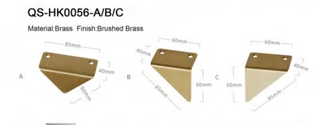 Мебельная ручка HOME DECO Handles QS-HK0056-A/B/C