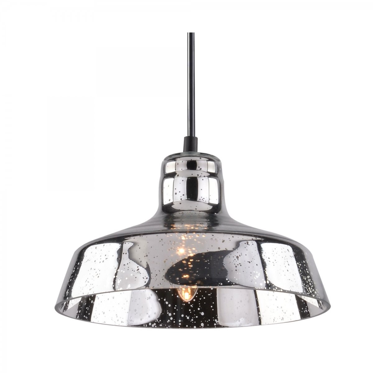 Подвесной светильник Drops Glass Barn Filament Pendant Polished Nickel