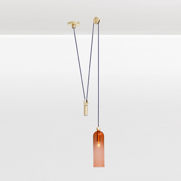 Подвесной светильник Shape up Pendant Pulledout designed by John Hogan