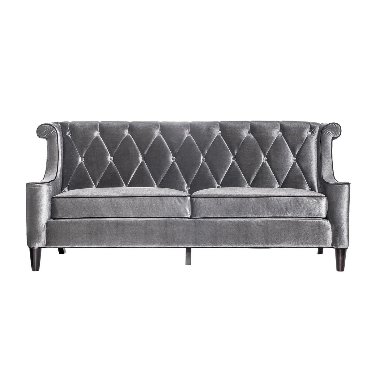 Диван Armen Living Barrister Gray Velvet