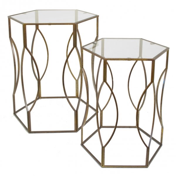 Набор из 2-х дизайнерских столов Oak Leaf