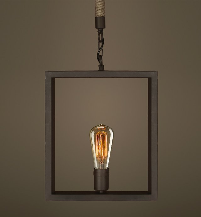 Люстра Quadrate Loft Rope Light