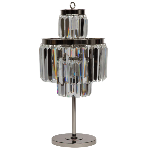 Настольная лампа 1920S Odeon Mirror Glass Table Lamp Three-Level
