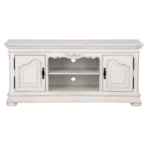 TV-тумба Provence MEUBLE TV BLANC AVEC RANGEMENTS ROMANCE