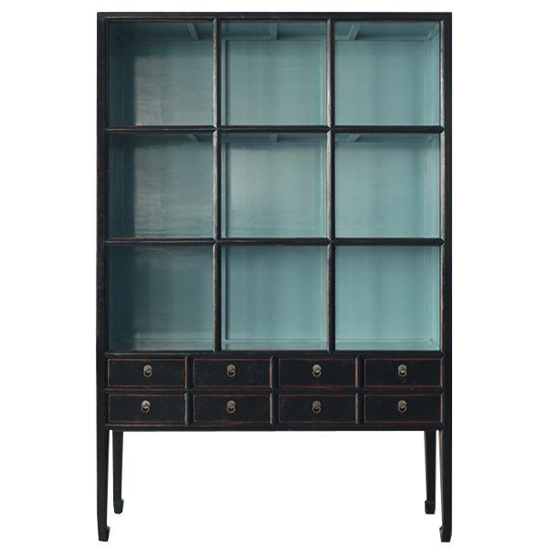 Стеллаж Сhinoise black and blue