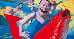 Картина Yue Minjun №10