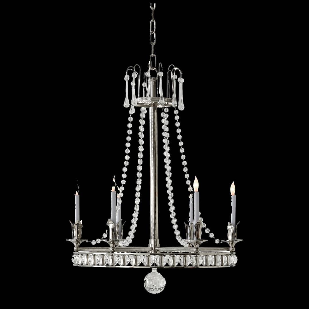 Люстра MILOSH GREY 6L