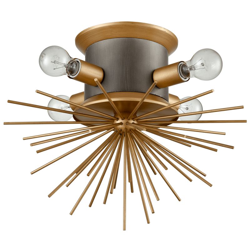 Потолочный светильник Hedgehog Brass Chandelier