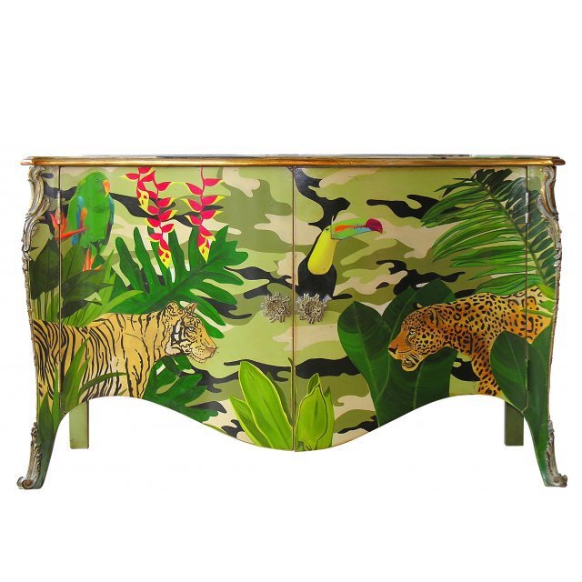 Комод L.XV DRESSER Flowers Jungle