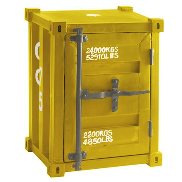 Тумбочка CARLINGUE Sea Container yellow
