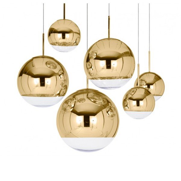 Потолочный светильник Mirror Ball Gold designed by Tom Dixon in 2003