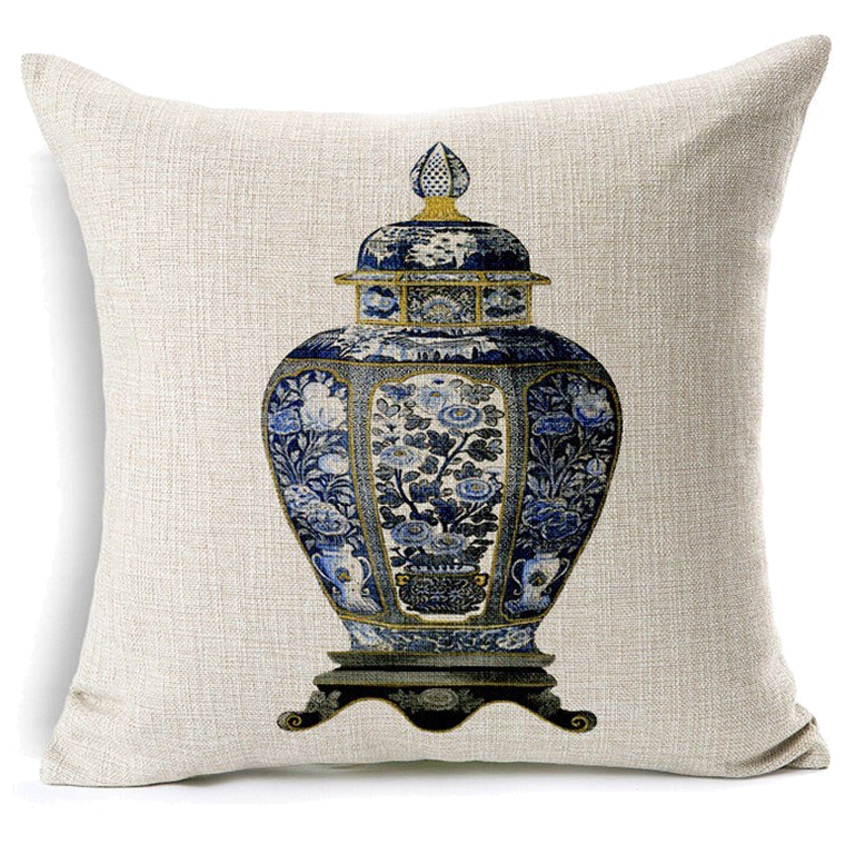 Декоративная подушка Blue Vase