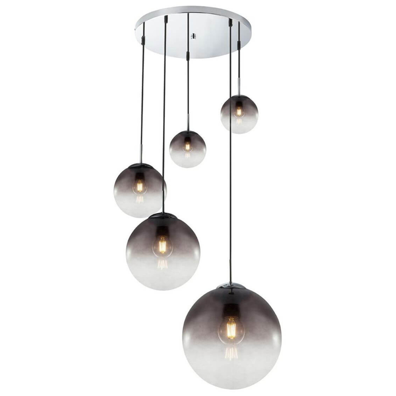 Люстра Ball Sunrise Pendant lamp smok 5 плафона designed by Tom Dixon