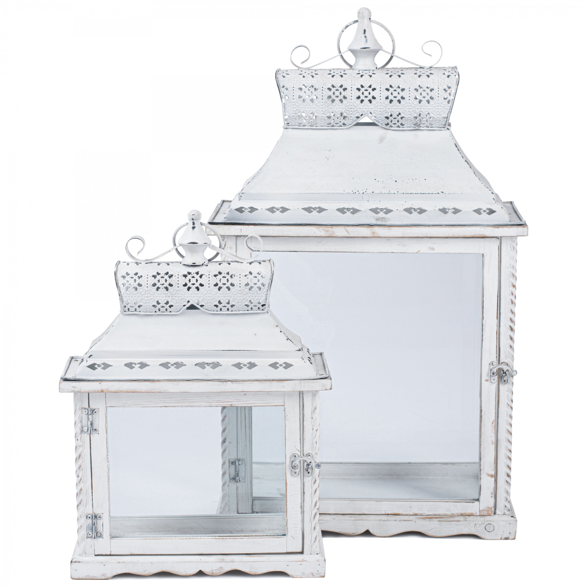 Комплект из 2-х подсвечников Provence Glass Huts