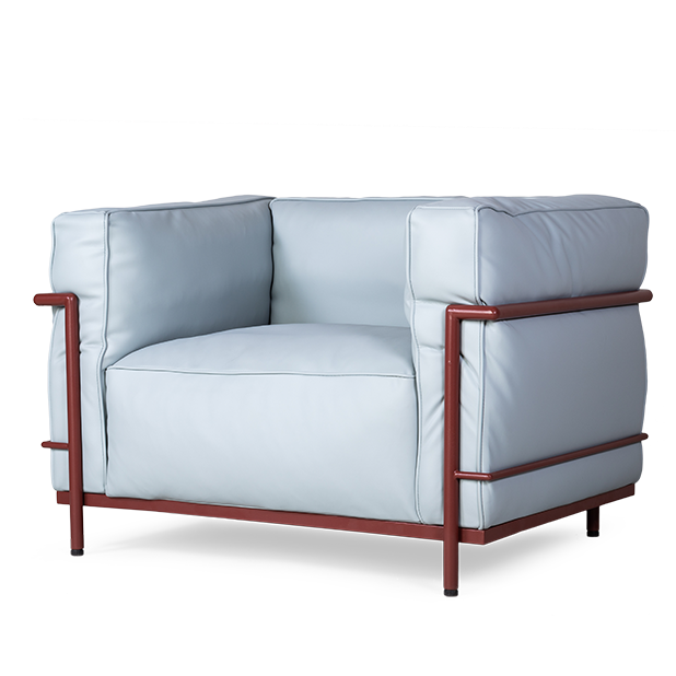 Кресло Le Corbusier LC3 blue designed by Le Corbusier