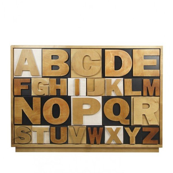 Комод Alphabet Latin Wide