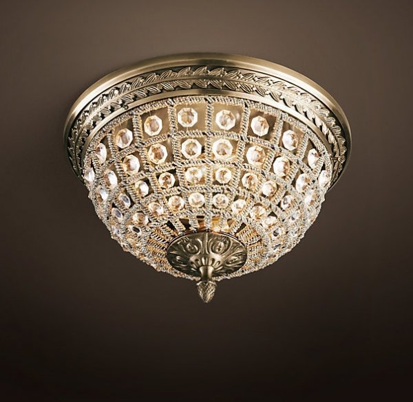 Потолочный светильник RH 19th c. Casbah Crystal Top 30