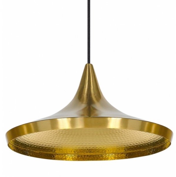 Люстра Beat Light Wide Brass designed by Tom Dixon in 2007