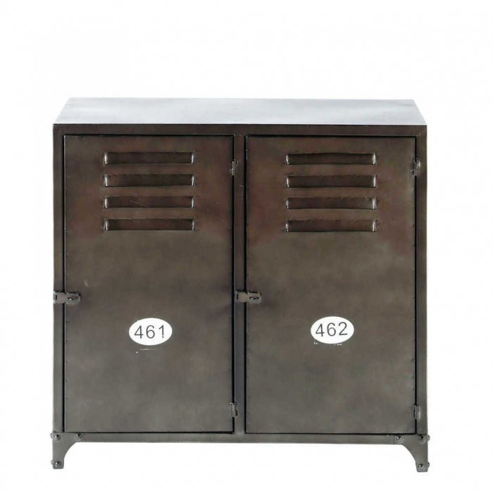 Буфет Industrial Rust Metal Wyne Chest
