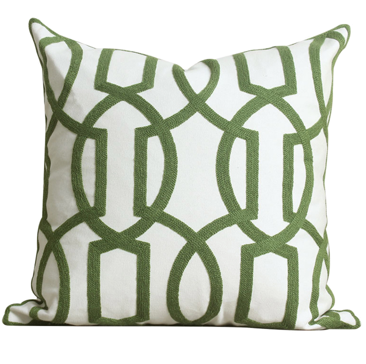 Декоративная подушка Green Ornament #2