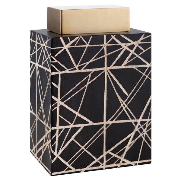 Декоративный сосуд Golden zigzag