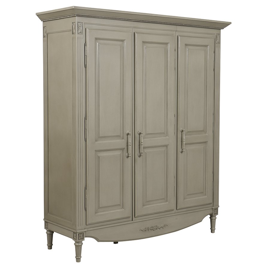 Шкаф ARMOIRE 3 PORTES EN BOIS GUSTAVIEN