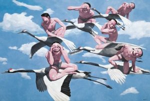 Картина Yue Minjun №6