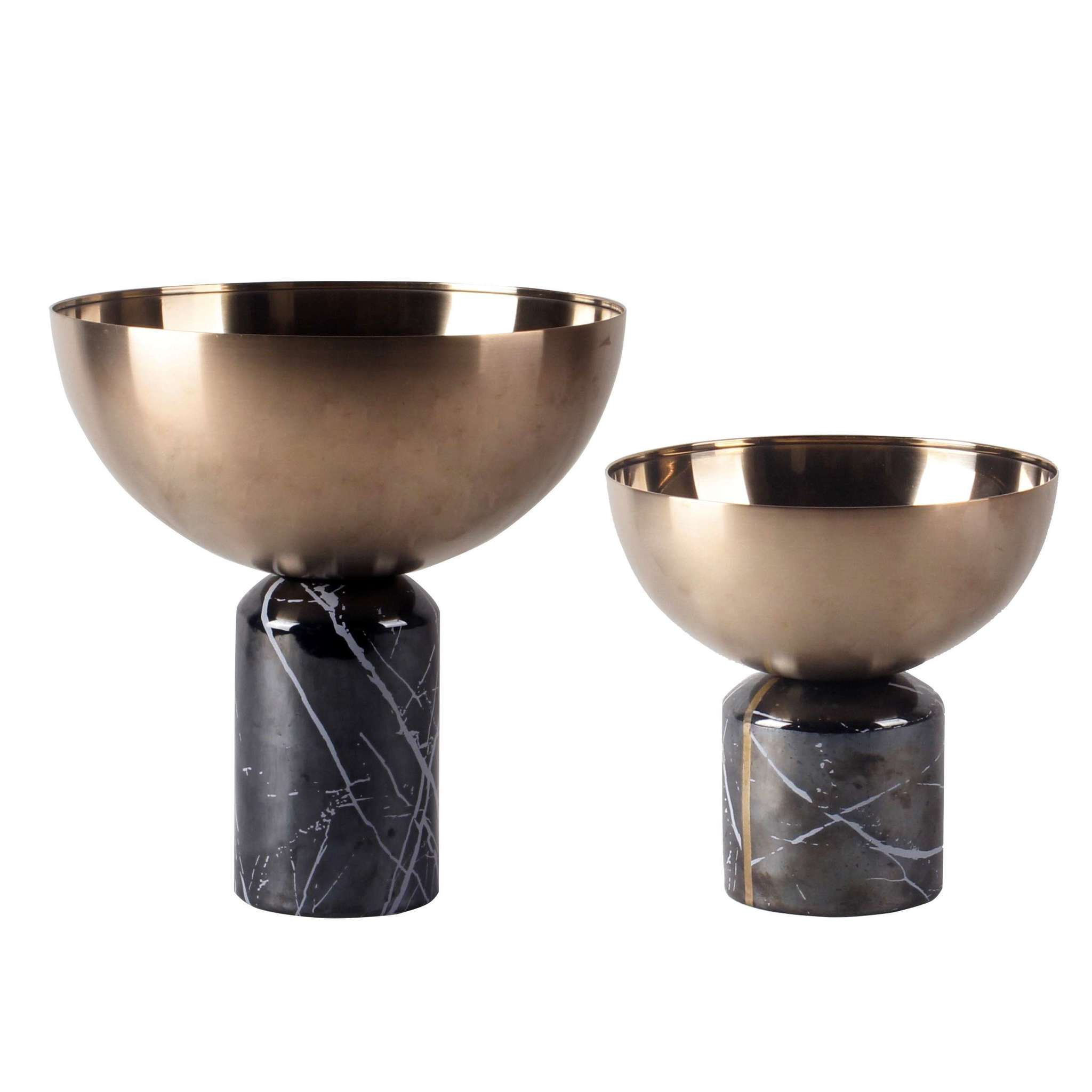 Marble&Iron Bowl Set