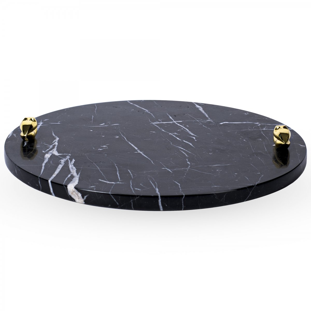 Поднос ACOLYTE ENTERTAINING PLATTER MARBLE & BRONZE designed by Kelly Wearstler