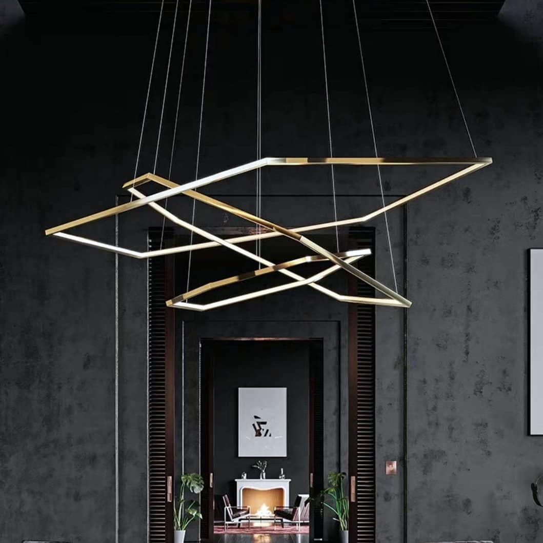 Люстра IMPRESS BRASS 3K  S