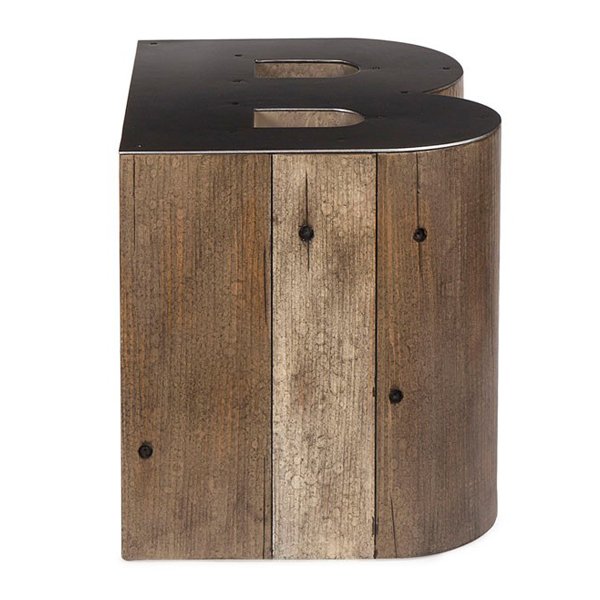 Столик Wooden Alphabet B Side Table designed by Martin Waller