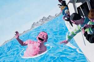 Картина Yue Minjun №16