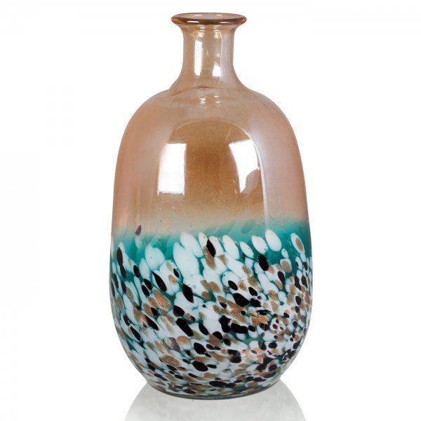 Декоративная ваза Amber flower Potbellied