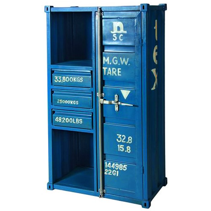 Шкаф-стеллаж Контейнер с тремя ящиками