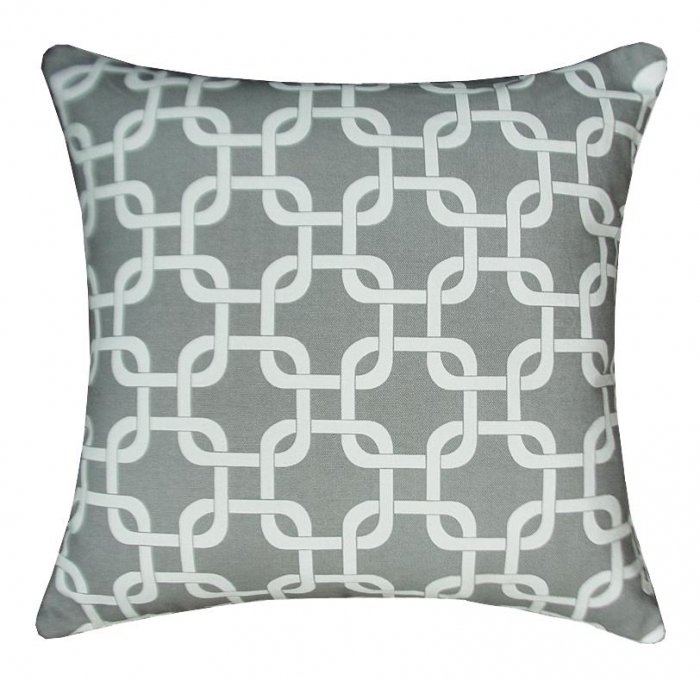 Подушка gray ornament