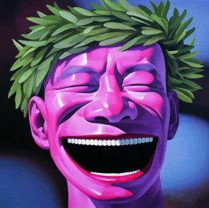 Картина Yue Minjun №28