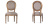 Стул REGENCY MEDALLION CHAIR Brown Linen