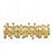Люстра Brass Belts Chandelier