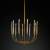 Люстра RH Quenouilles Round Chandelier brass Люстра RH Quenouilles Round Chandelier brass