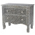 Комод черный отделка кость BONE INLAY CHEST OF 2 DRAWER Комод черный отделка кость BONE INLAY CHEST OF 2 DRAWER